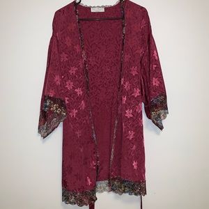 Vintage silky intimates robe